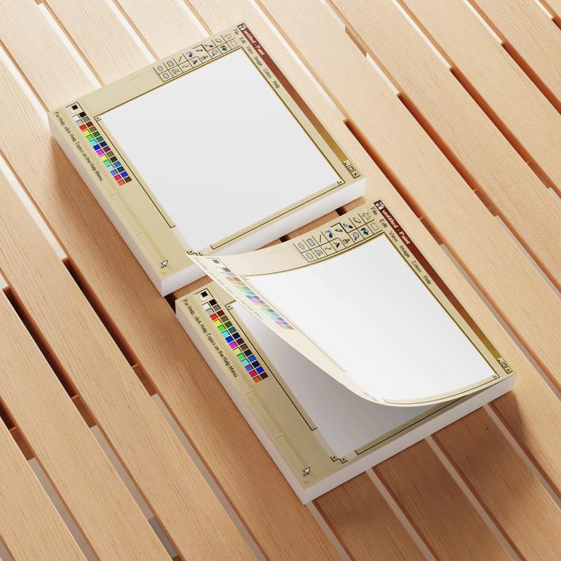 Retro Computer Design Sticky Note, 3 Counts/set Creative Office & School Notepad, Perfect Gift for Students and Teachers, Office Supplies