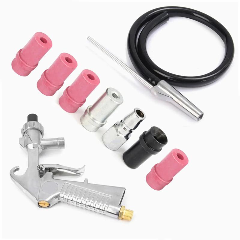 high-Precision Sandblaster Abrasive Air Sand Blasting Gun Efficient Kit Precise Spraying Contains Multiple Types Of Nozzles Sandblasting Machine Strong Sandblasting Tool Cleaning tools Rust Removal tools Polishing tools