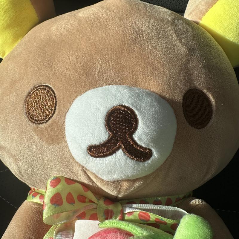 Anime Rilakkuma Cartoon Soft Plush Doll, Kawaii Unisex Room Decor, Classic Teddy Bear Toy, Christmas Gifts for Girls