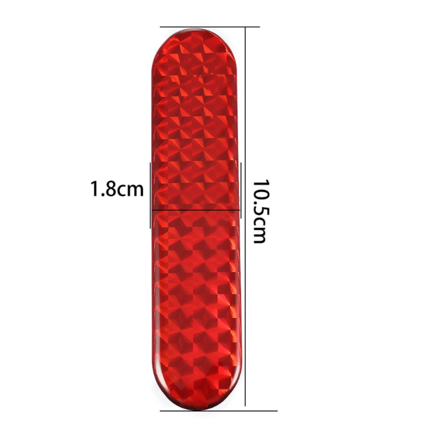 2pcs car reflective stickers Epoxy reflective warning stickers door anti-collision stickers Epoxy reflective stickers