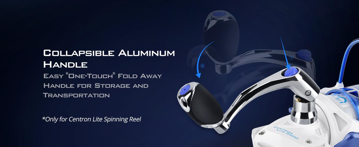 KastKing Centron & Centron Lite Spinning Reels, Size 500 is Perfect for Ice Fishing, Up to 17.5Lbs Max Drag, 5.2:1 Gear Ratio, Ultra Smooth Powerful, CNC Aluminum Spool, 9+1 BB Light Weight KastKing Centron & Centron Lite Spinning Reels, Size 500 is Perfect for Ice Fishing, Up to 17.5Lbs Max Drag, 5.2:1 Gear Ratio, Ultra Smooth Powerful, CNC Aluminum Spool, 9+1 BB Light Weight