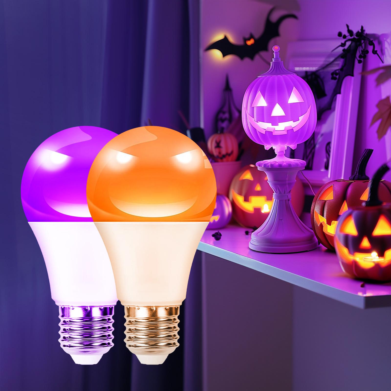 DAYBETTER Smart Light Bulbs, Smart Bulb That Work with Alexa & Google Home, LED Light Bulbs Color Changing, 64 Preset Scenes, Music Sync, A19 E26  RGBCW WiFi  Light Bulbs 9W, 800LM, 2Pack, for Halloween，Christmas