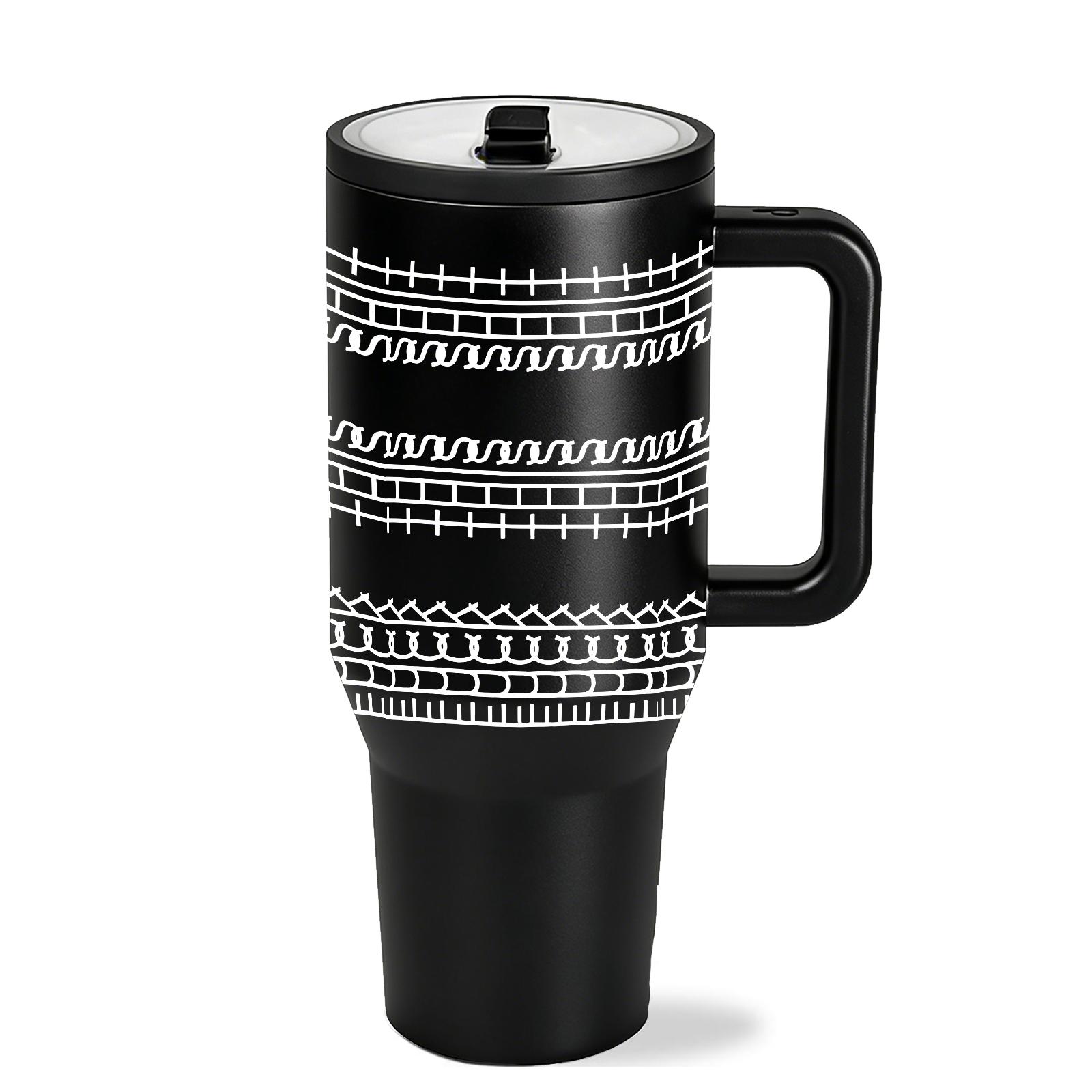 1 PC 40 Oz Stainless Steel Hidden Message Tumbler, Sarcastic Design Funny Coffee Mug for Coworkers & Work Besties Unique, Gift Idea for Women Men, Tumbler Gifts For Coworker, Black Leak Proof Sarcastic and Funny I'm Fine Message Ceramic Tumbler.