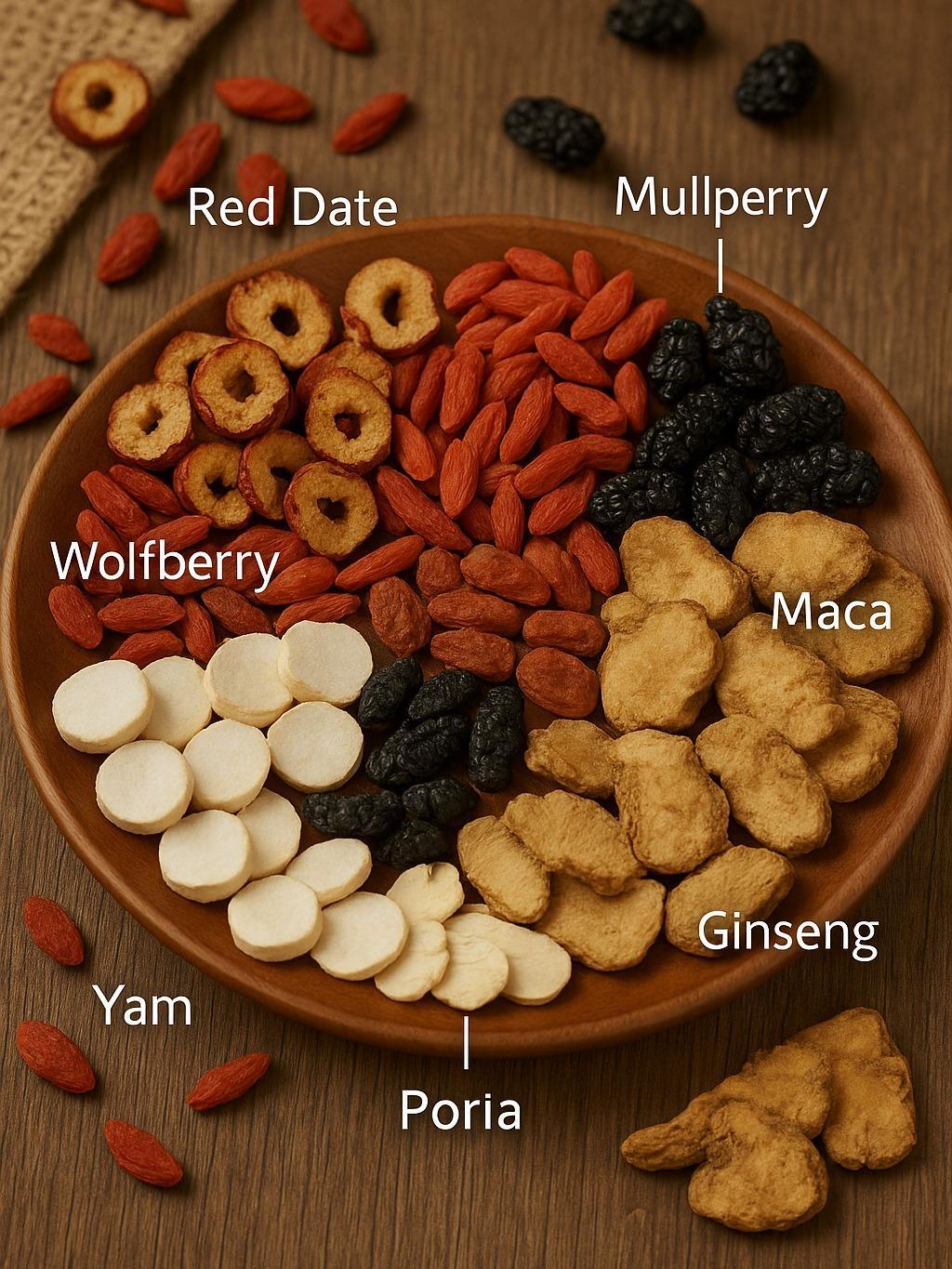 Kidney Tea Formula – Ginseng Eight Treasures Tea, Organic Kidney Cleanse & Detox Tea, Traditional Herbal Healthy Kidney Cleansing Tea for Men & Women, Natural Wellness Tea (20 Bags)