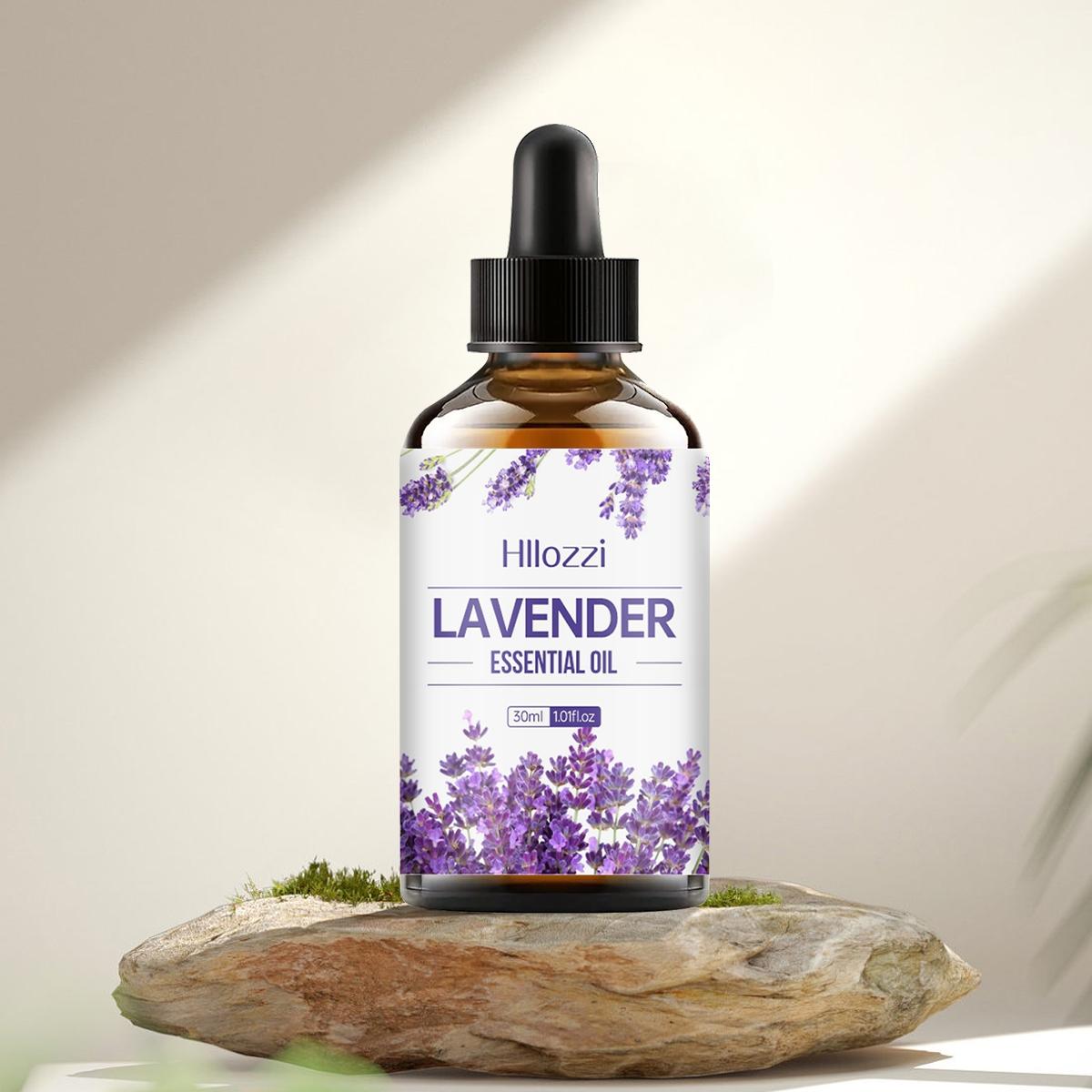 1pc 30ML Lavender Essential Oil for Diffusers, Humidifiers, Home, Living Room, Bedroom, Bathroom, Air Freshener, Stress Relief, Gift Choice, Pure Essential Oils