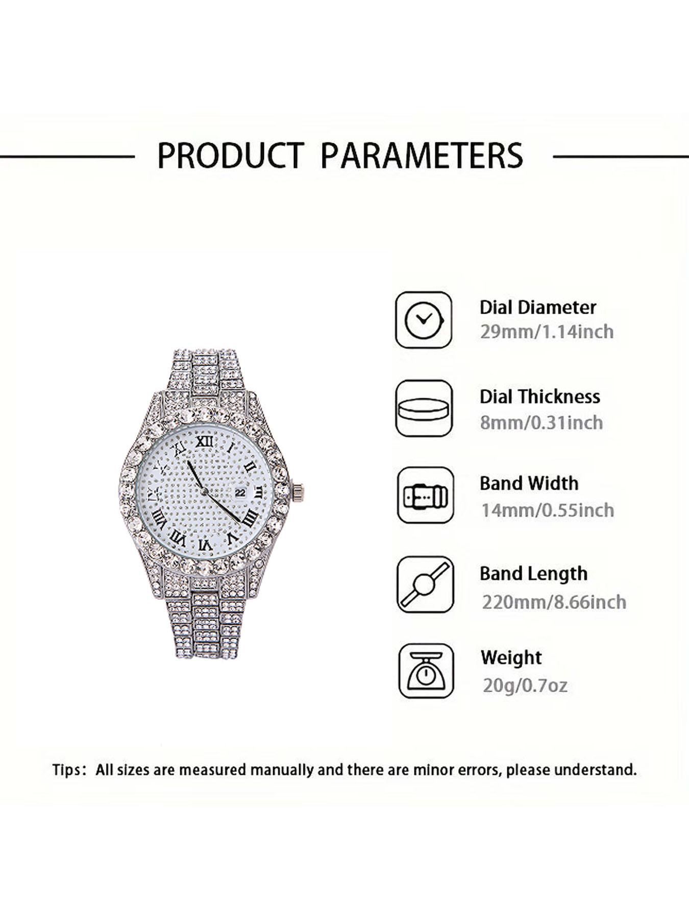 Men's exquisite watch set, men's business high-end quartz men's watch