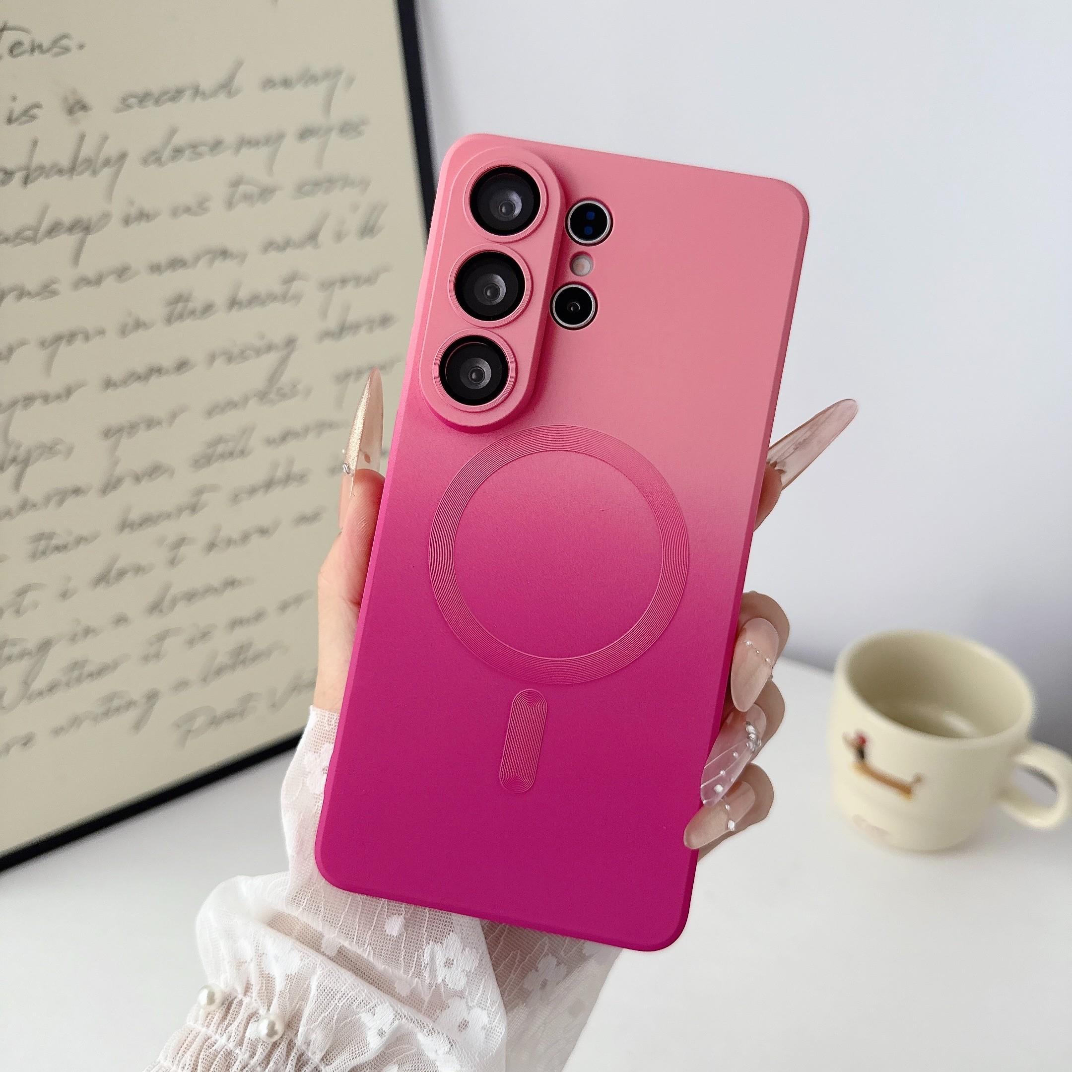 Gradient Liquid Phone Case for Samsung Galaxy S26/s25/s24, Shockproof Thin Protective Cover, Unisex Gift Idea