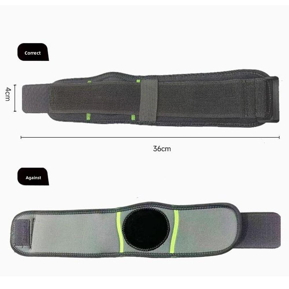 Elbow protector with summer strap and compression support for badminton, volleyball, sports, anti-collision, bench press, and fitness