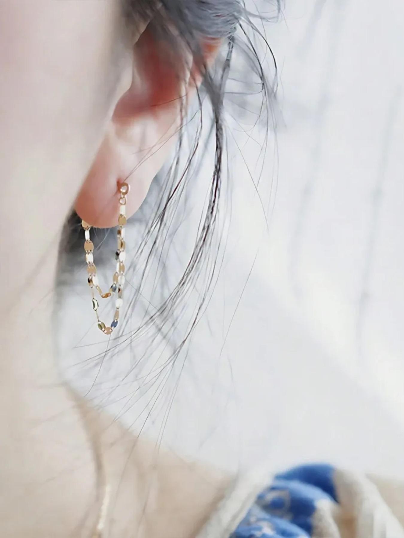 Bohemian Style Dangle Earrings for Women, Elegant Simple Design, Perfect for Casual Wear & Daily Use, Unique Personalized Jewelry Gift