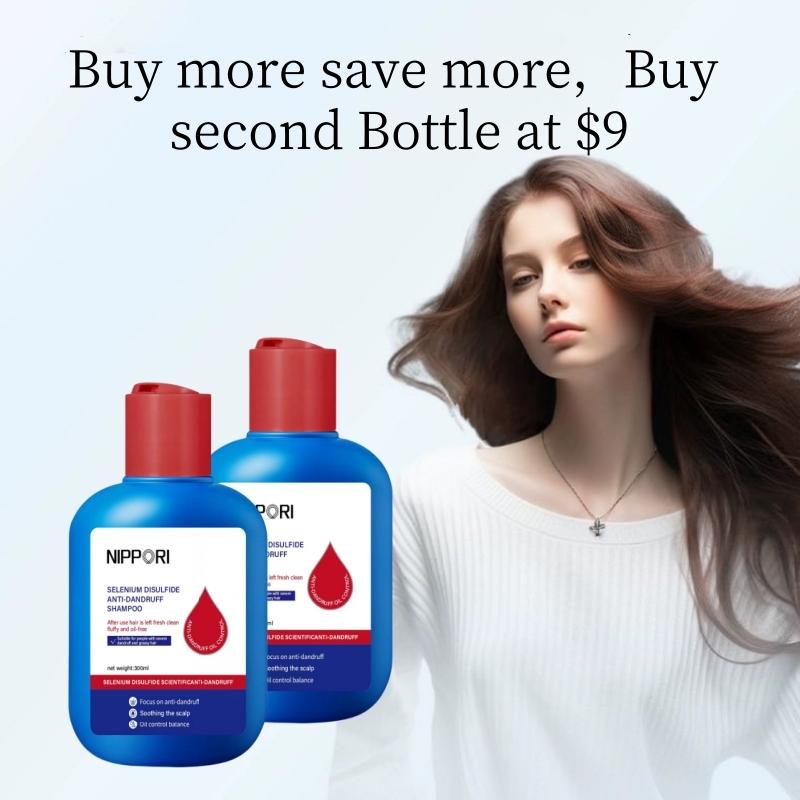 NIPPORI Selenium Disulfide Hair Care Shampoo Oil Control Refreshing Anti-Dandruff Anti-itch Scalp Cleansing Shampoo, 300ML NIPPORI Selenium Disulfide Hair Care Shampoo Oil Control Refreshing Anti-Dandruff Anti-itch Scalp Cleansing Shampoo, 300ML
