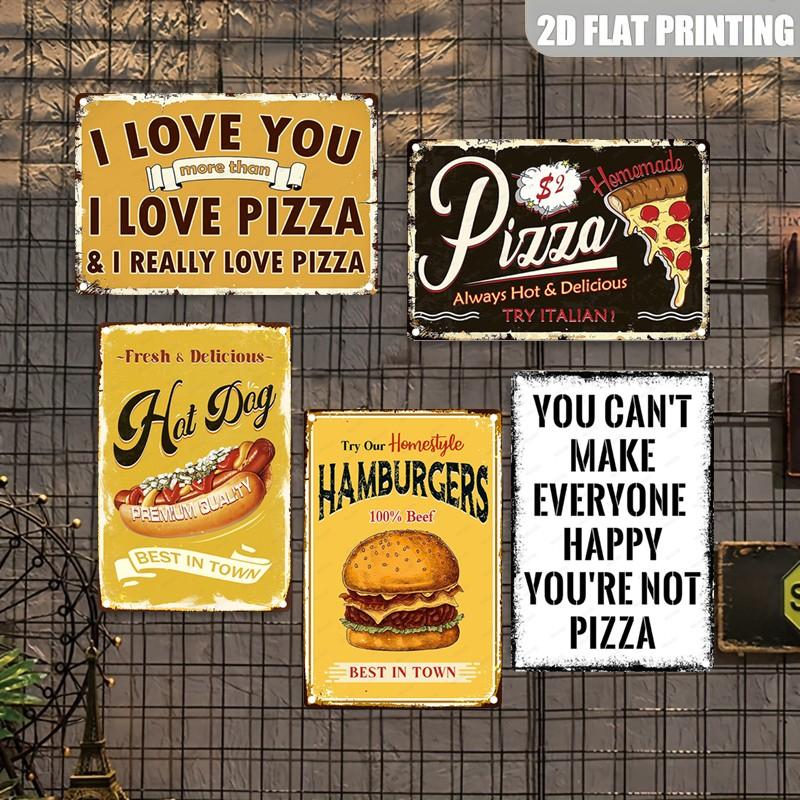 Vintage Aluminum Wall Art Print, Globe Enthusiast Iron Sign, Retro Text Metal Plate, 8x12 Inch Food Quote Poster, Home Decor for Restaurant, Garage, Gift