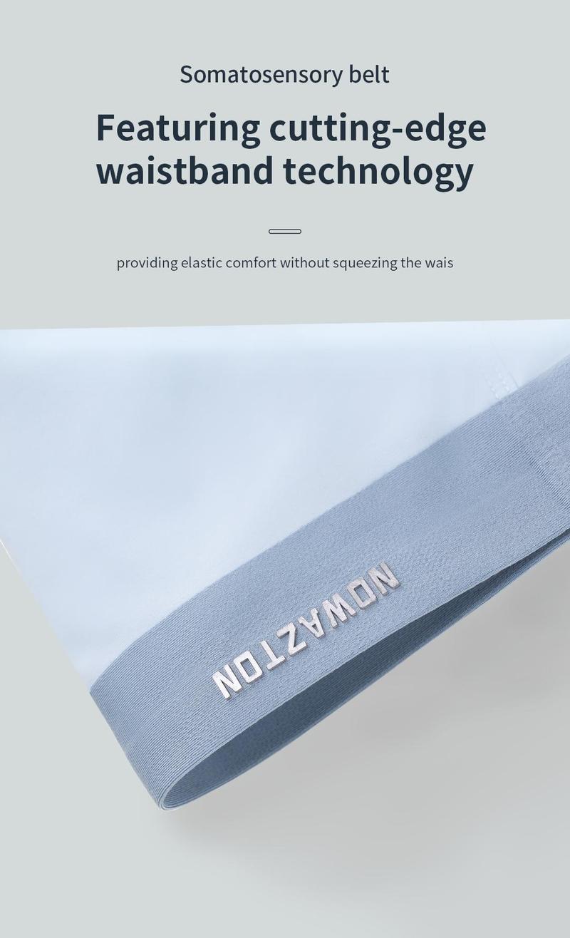 Nowazton Men's Silk Boxer Briefs,Cool & Breathable Tech Fabric, Antibacterial 7A, Moisture-Wicking & Soft, Ideal for Everyday Comfort & Active Wear - Perfect Father's Day Gift for Father and Husband