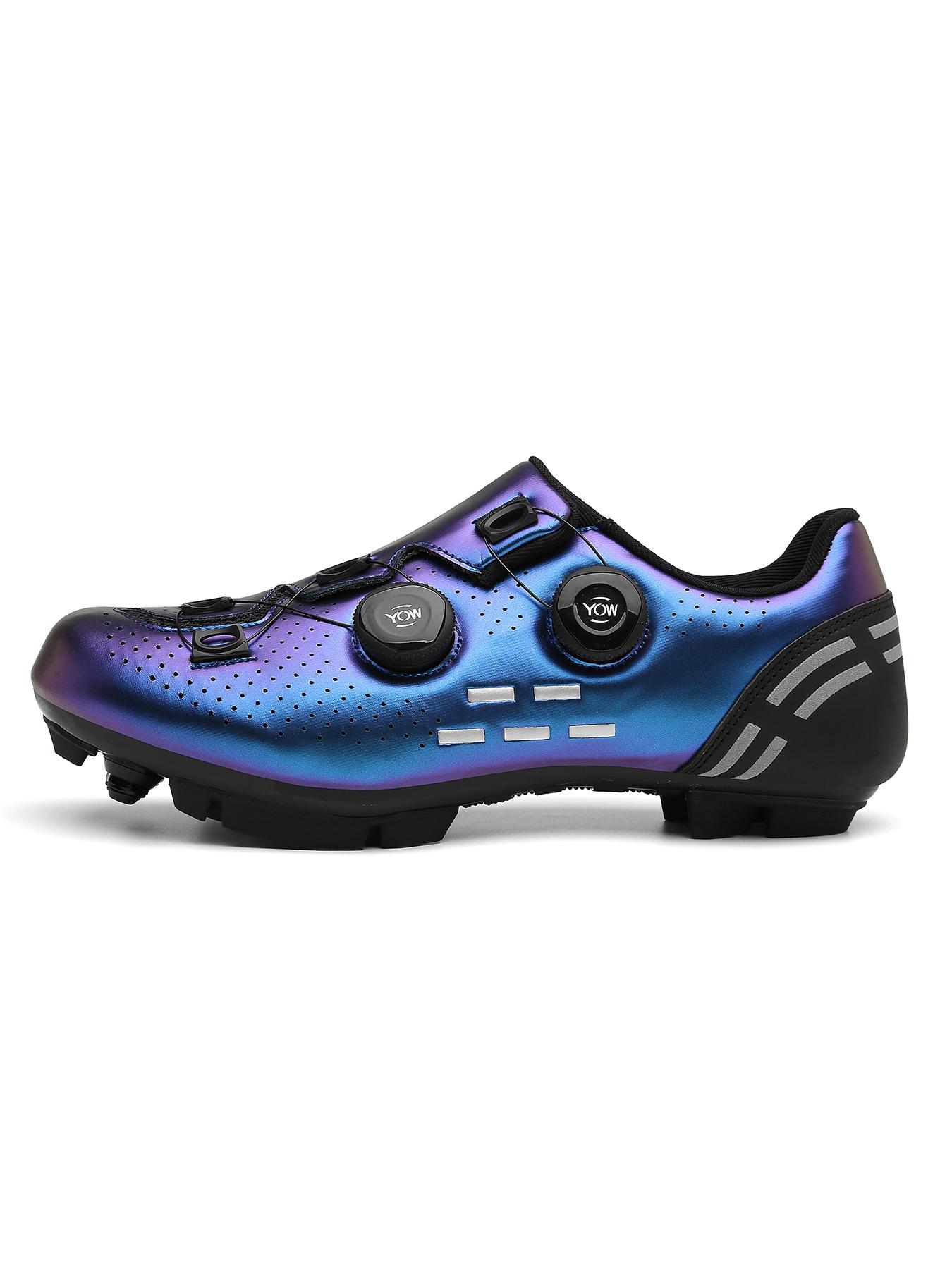 Universal Mountain Bike Shoes, Shock Absorbing Anti-Slip Lock Shoes, Men's and Women's Outdoor Training and Short Ride Shoes