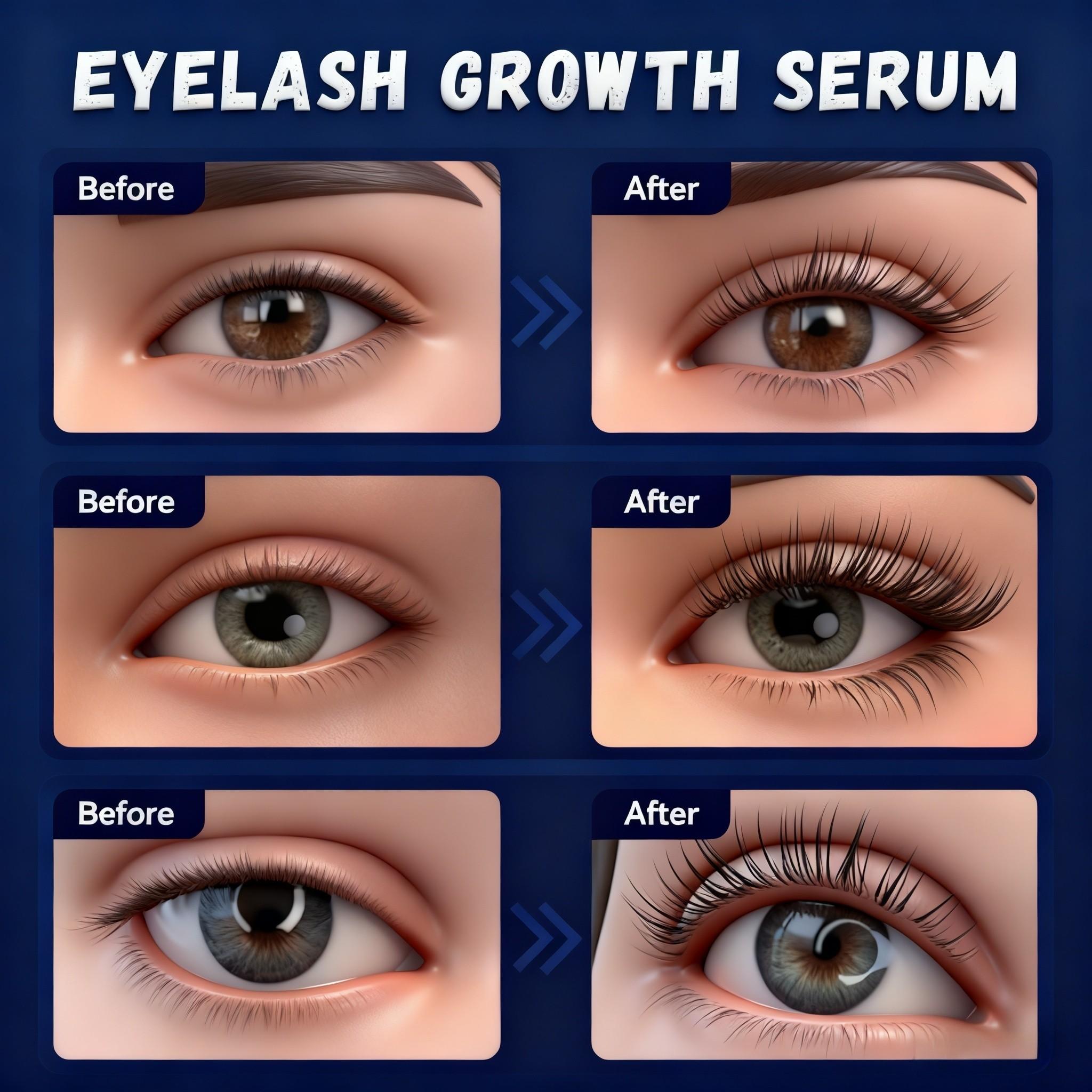 Lash Essence Liquid, Quick-Acting, Long-Lasting, Natural Ingredients, Enhances Lashes & Brows, Daily Use, Safe & Effective, Gift for Women