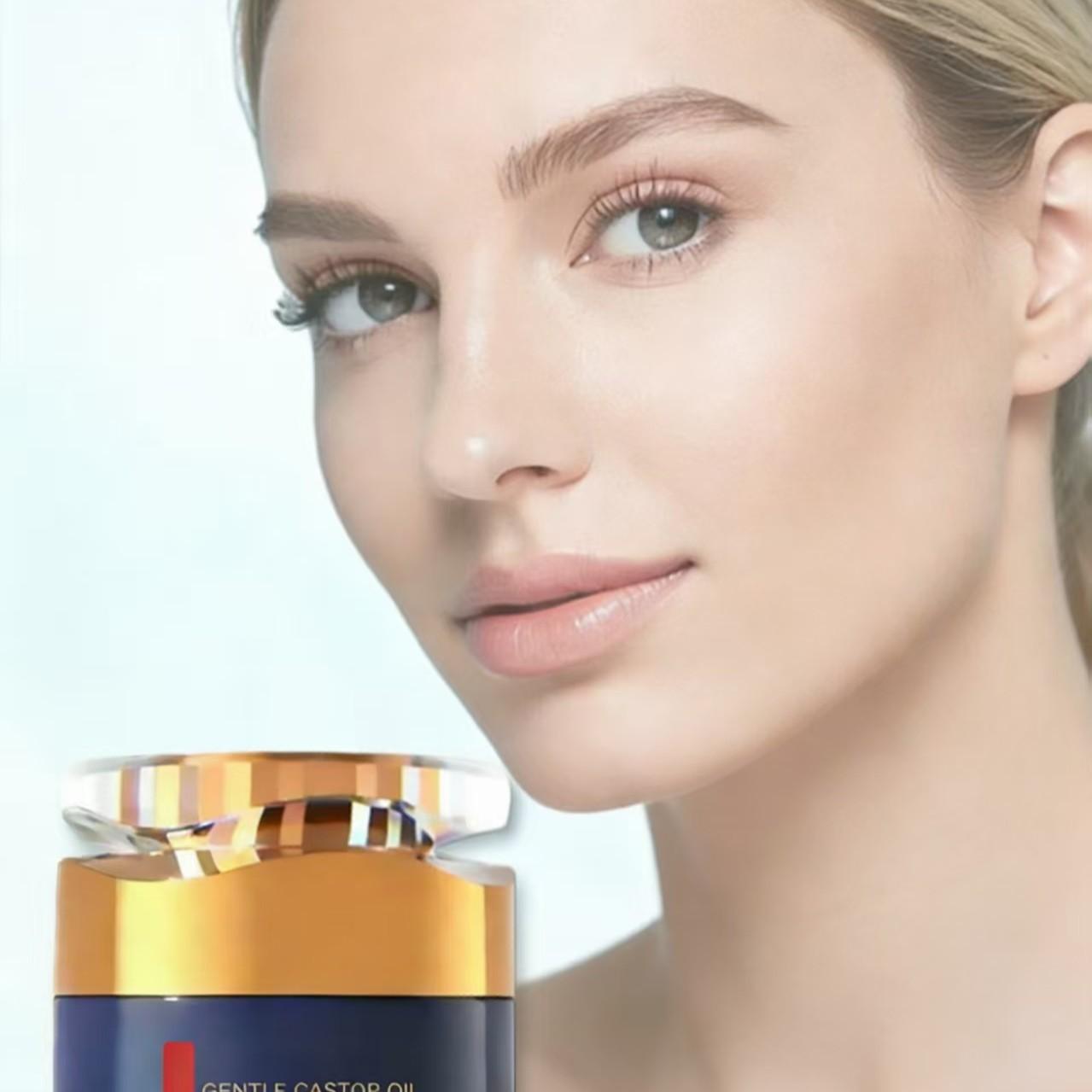 Castor Oil Peptide Collagen Firming Cream | Anti-Aging Lifting & Hydrating | Overnight Repair / Seasonal Soothing / Makeup Prep | For All Skin Types #AntiAgingSkincare #SkincareEssential