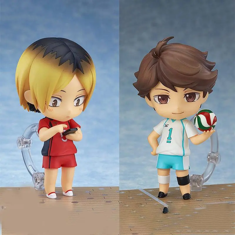 2026 hot item 2pcs Oikawa Toru Haikyuu 563 Posable Figurine Interchangeable Face Anime Model Trendy Collectible Ornament Home Desktop Display Popular toys