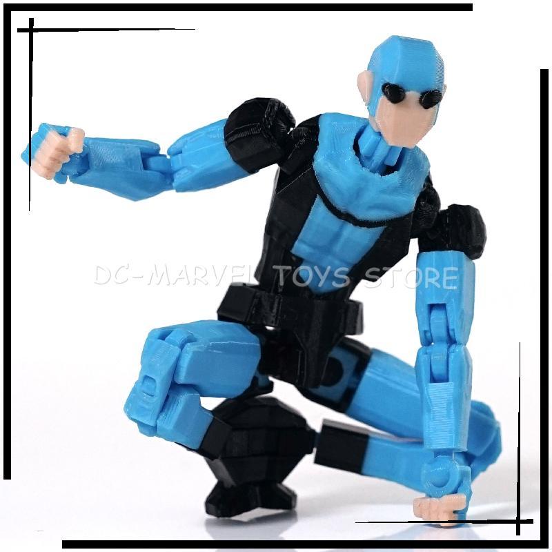 New In Stock 3d Printed Invincible Boy Stripe Mark Light Blue Mark Dummy13 T13 Multi-Jointed Shapeshift Action Figure Toys