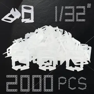 1/32" 1mm Tile Leveling System Clips Spacers 2000pcs Tile Leveler Tools Set for Professional Ceramic Stone Installation