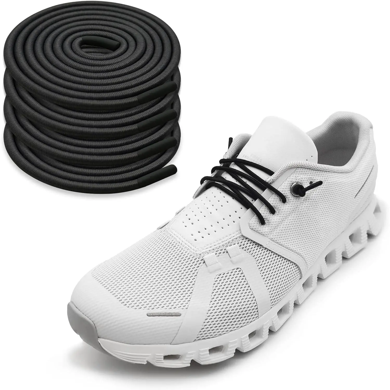 New 2 Pairs Elastic Shoe Laces For On Cloud 5, 6 Sneakers