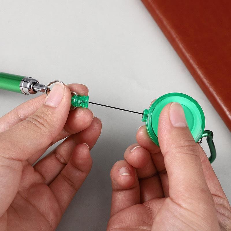 3 in 1 Retractable Ballpoint Pen Keychain, 1/5/7 Sets Multifunctional Writing Pen with Keychain, Portable Writing Tool for Office School