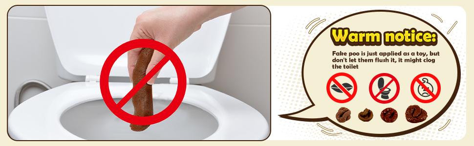 Fake Poop 7/8 Pcs Realistic Prank Poop Props Brown Soft Poop Fun Party Supplies Prank Games with Friends Family Classmates Fake Turd Gifts Perfect for Office Pranks,Pet Pranks Birthday Graduation Party Funny Gift for Mother's Day