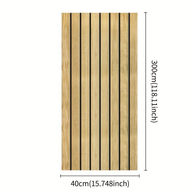 3D Wood Grain Wall Panels, Self-Adhesive Foam Thickened Wallpaper, Waterproof And, Home Decoration Wall Stickers, Peel And Stick, Easy to Clean And Cut, Suitable for Renovation of Living Rooms, Bedrooms, Restaurants, And Ceilings
