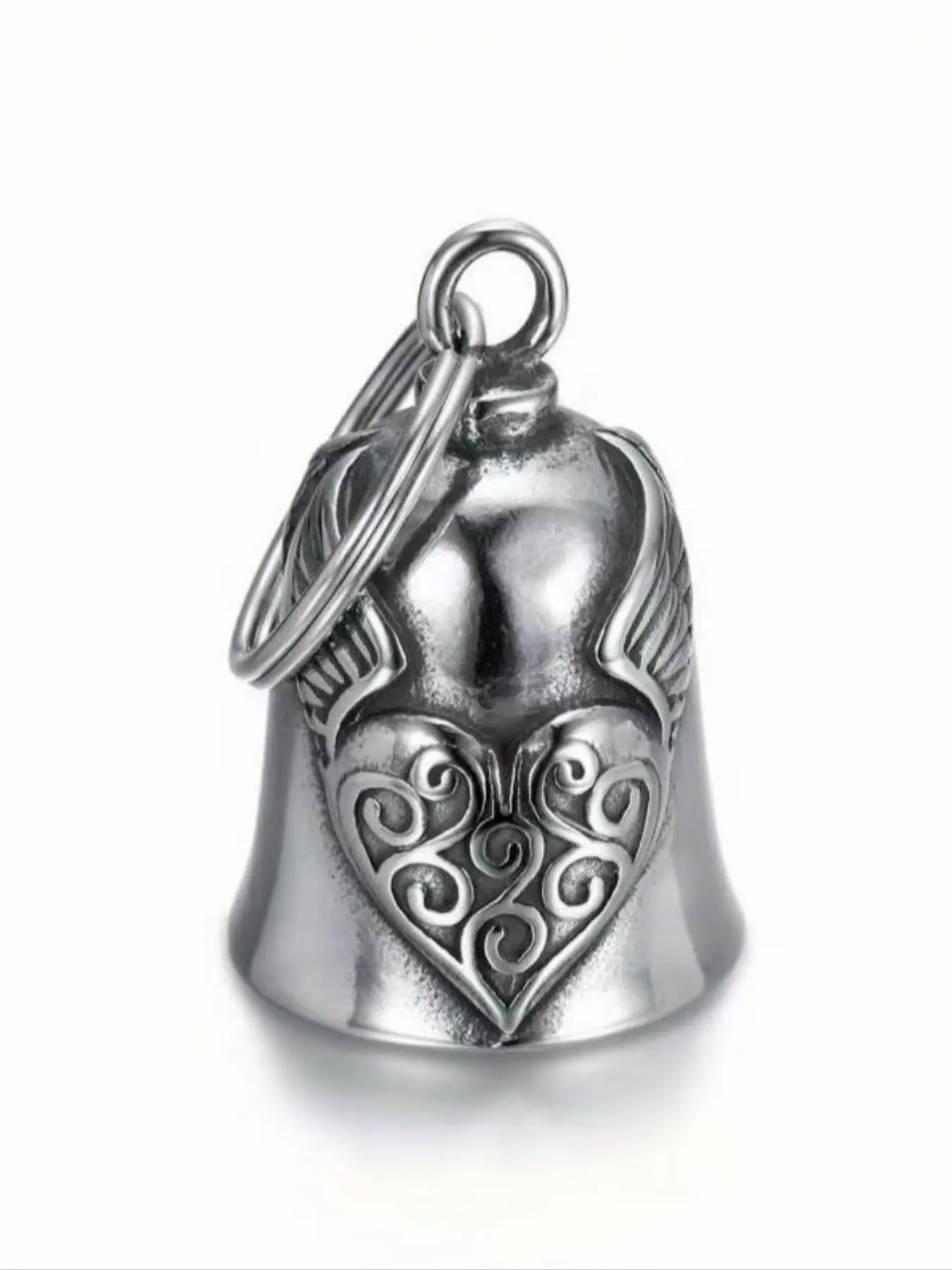 Heart Wings Bell, Christmas/halloween Bell, Motorcycle Bell/keychain, Unisex, Lucky Riding Bell, Motorcycle Accessories