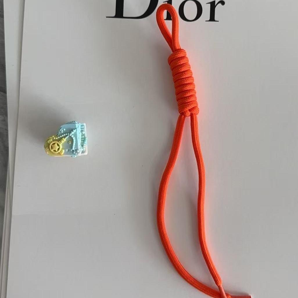 20 Pcs Random Color 5mm Braided Nylon Lanyards, Phone Wrist Strap, DIY Keychain, Woven Cord, Handmade Bag Charm & Backpack Accessory