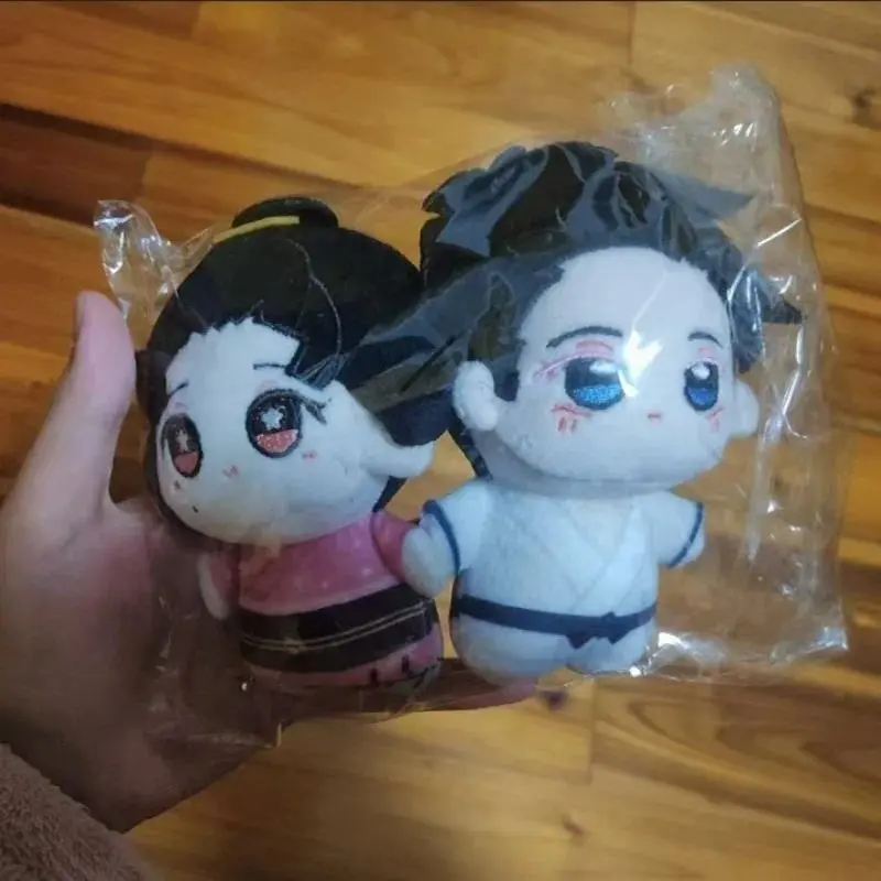 Demon Slayer Kimetsu no Yaiba Hakuji (Akaza) & Koyuki Couple 10cm Cotton Plush Doll, Kawaii Anime Stuffed Toy Gift Collectible