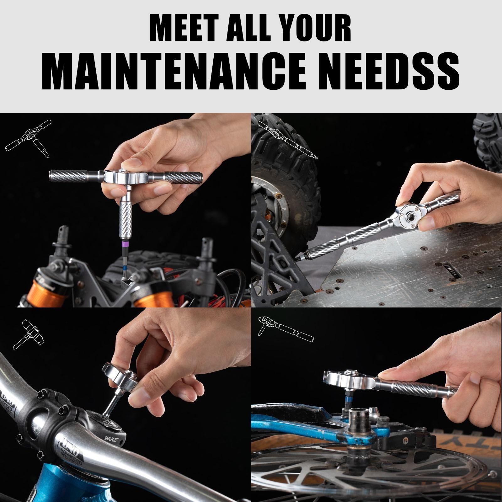 66-In-1 Multi-Function Repair Tool Set, High-Strength Steel Bits, Flexible Shaft, Home DIY Installation Kit, Essential Handyman Tools