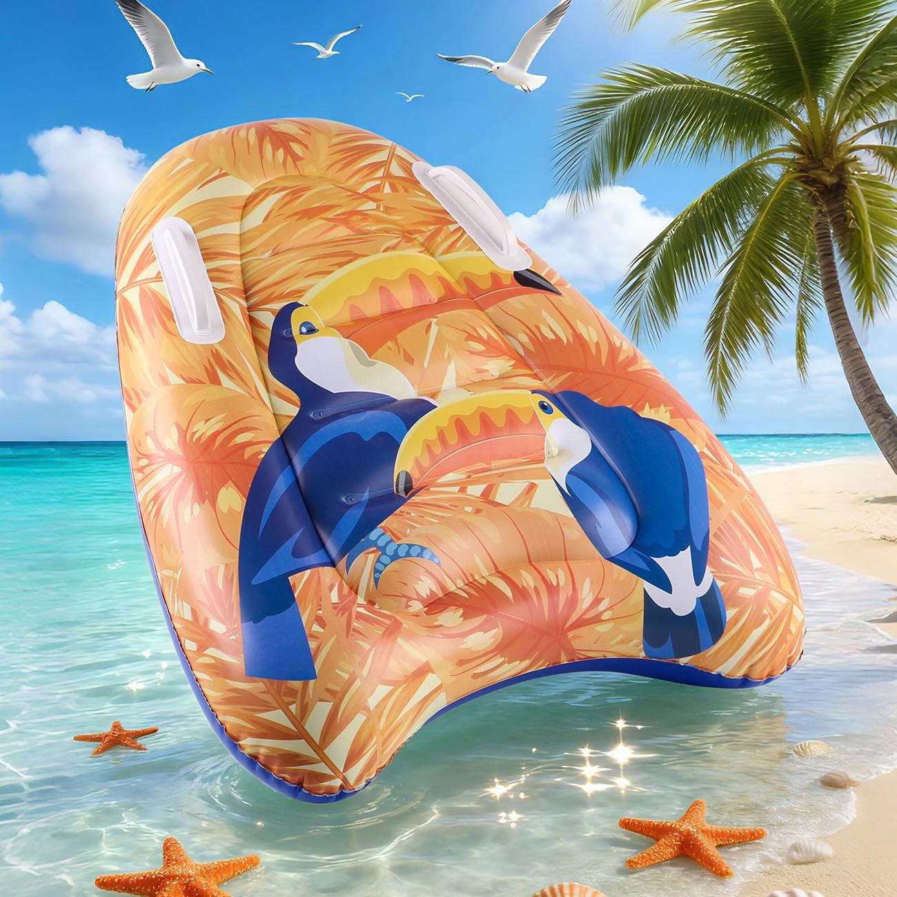 Portable Inflatable Surfboard for Swimming, Water Sports, Beach, Pool, Vacation, Ideal for Surfing and Waterskiing