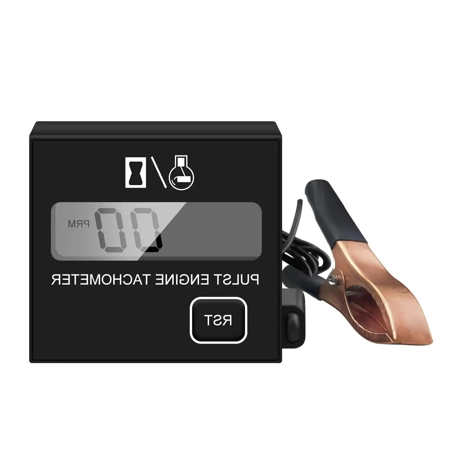 Digital Inductive Tachometer for Small Engines, Waterproof RPM Gauge Suitable for Chainsaw, Marine, ATV, Motorcycle, UTV EngineGift