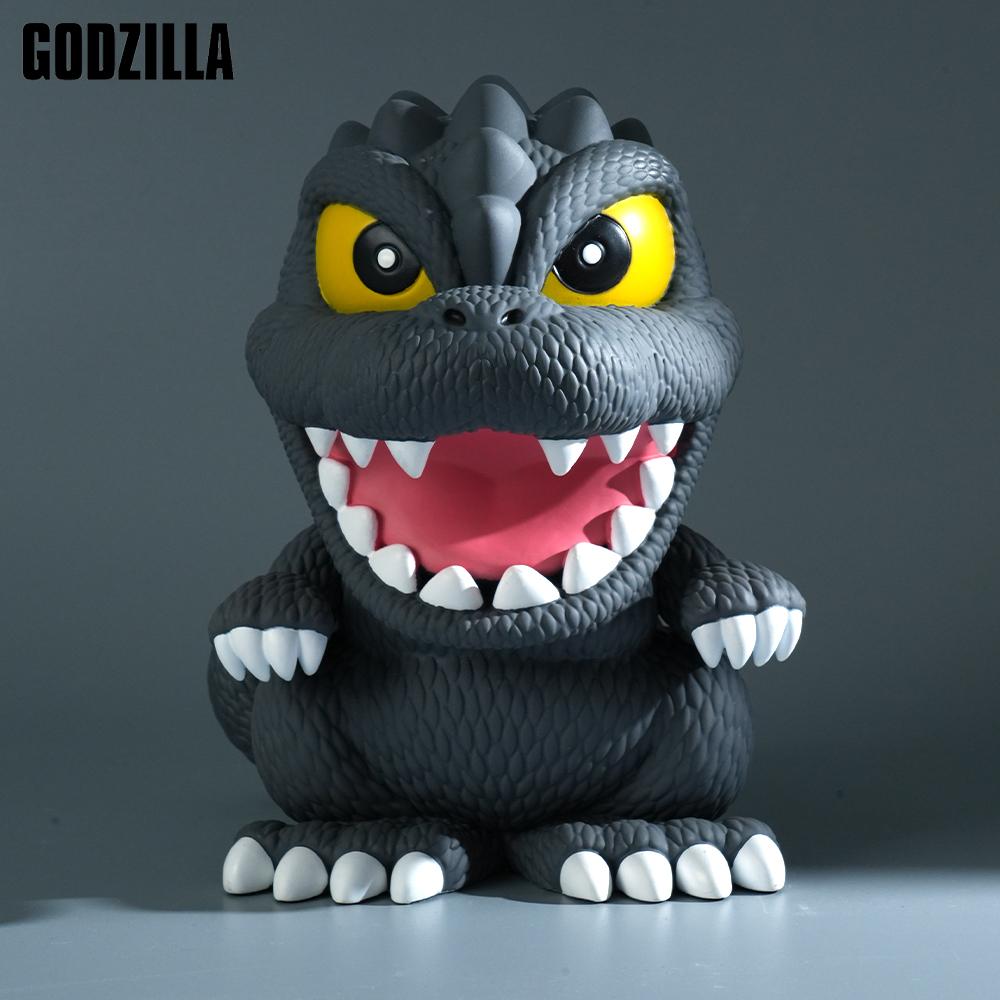 L-1PC Godzilla Official License Godzilla Piggy Bank Unique Money Saving Box Coin Bank Savings Bank Movie Merch for Home Desktop Decoration Gifts for Fans Birthday Christmas