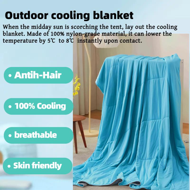 Cosybay Coral Pink & Light Grey Cooling Comforter Queen Size Breathable Oversized Reversible Blanket for Hot Sleepers OEKO-TEX 100 Certified Machine Washable Gift for Summer,TikTokShopBlackFriday christmas gift for bedroom