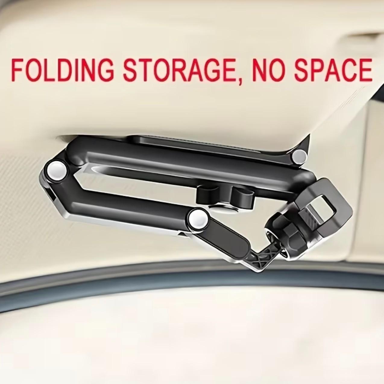 Rotatable Car Sunshade Phone Holder, Universal Multi-Function Car iPhone Mount, Phone Compatible Automotive Interior Accessory