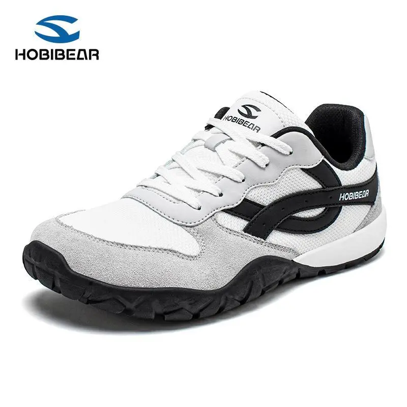 HOBIBEAR Lace-up Women's Men's Sport Shoes | No Drop Design | Wide Fit Casual Shoes black shoes | cute shoes