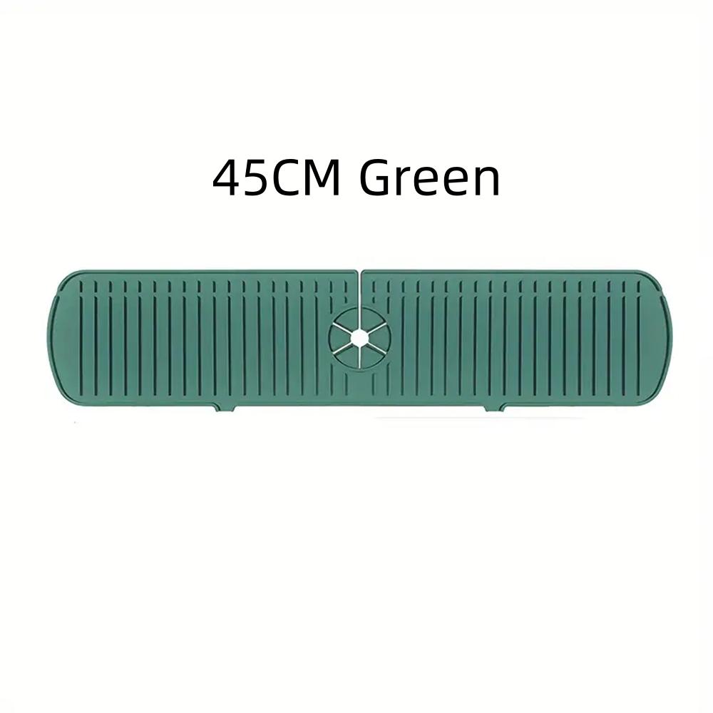 Silicone pad, silicone faucet water collection pad, kitchen sink anti-leakage drying pad, anti-slip drainage and splash-proof guard water collection pad, exquisite faucet kitchen accessories, household appliances, dishcloth holder