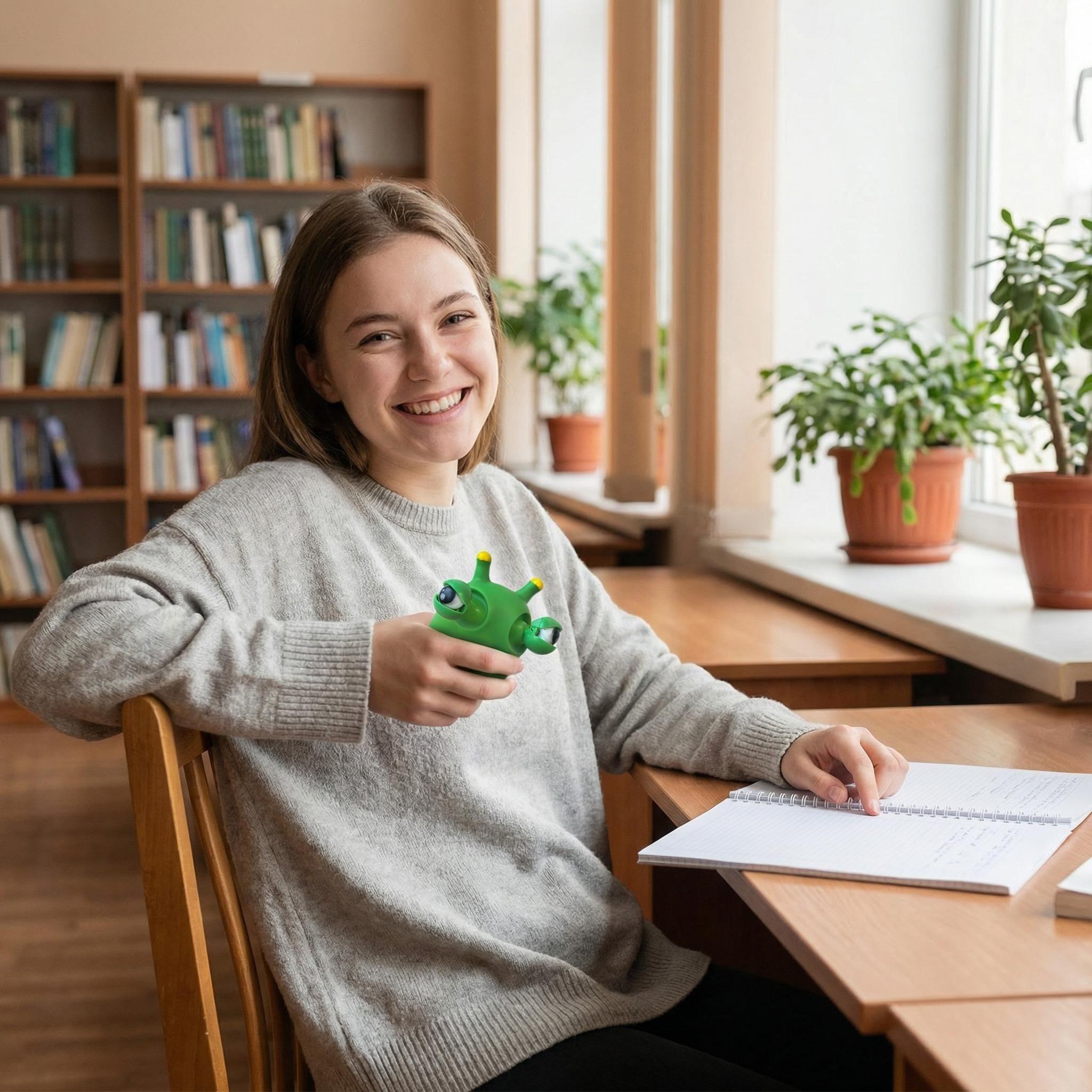 1 Pc Eye Popping Caterpillar Squeeze Toy Funny Stress Relief Fidget Prank Toy for Adults 1 Pc Eye Popping Caterpillar Squeeze Toy Funny Stress Relief Fidget Prank Toy for Adults