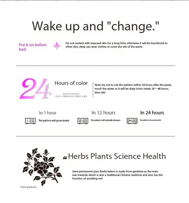 4 pieces USD thorn cross temporary tattoo stickers, can be applied to arms and thighs, lasts 7-15 days, waterproof, and not easy to fall off