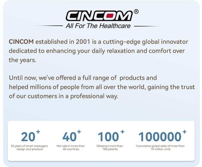 CINCOM Upgraded Hand Massager, Cordless Finger Soother with Customizable Settings，, Rechargeable with Comfort Warmth, Provides Ultimate Relaxation, Wonderful Gift for Black Friday, Thanksgiving, Christmas, Birthdays & More