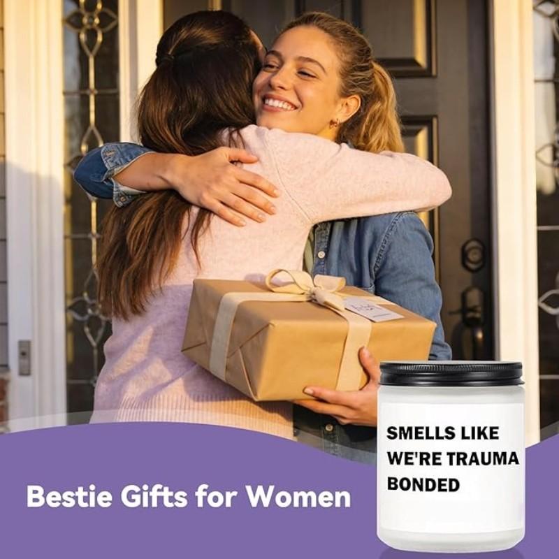 Best Friend Birthday Gifts for Women, Friendship Gifts for Women, Gift for Friends Bestie BFF Female, Birthday Galentine’s Day Thinking of You - Lavender Scented Candle