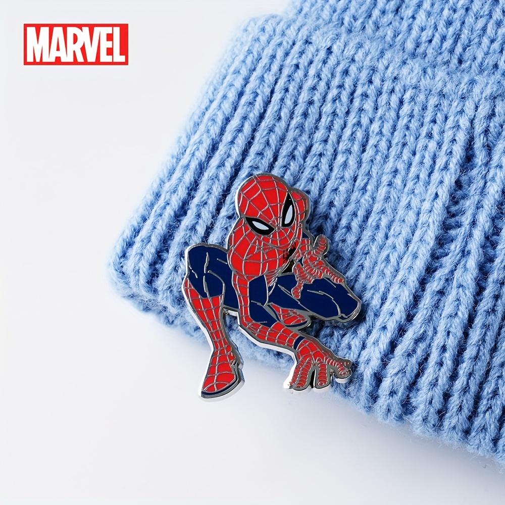 Marvel Officially Licensed Spider-Man Metal Brooch Creative Personalized Collectibles Character Ensemble Pin Jewelry Decorative Bag Clothes Practical Party Birthday Gift