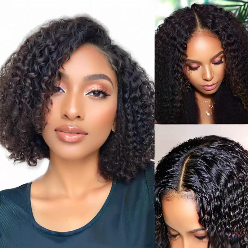 Women's Heat Resistant Synthetic Lace Front Wig, Short Curly Afro with Small Curls, Versatile Full-Head Fashion Accessory