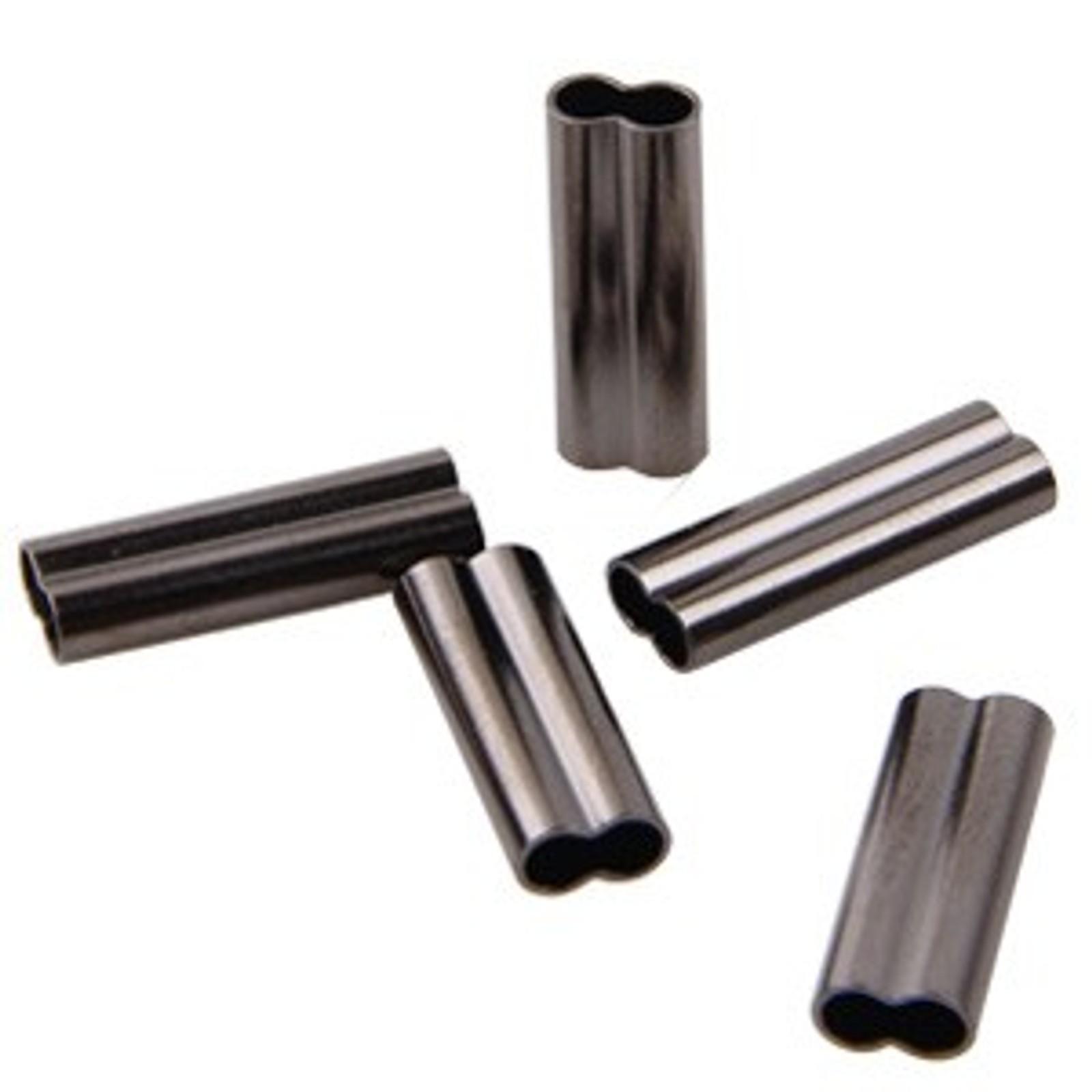 Double Barrel Crimp Sleeves Kit Fishing Wire Leader Rigging Copper Tube Fishing Line Connector Tackle Kit
