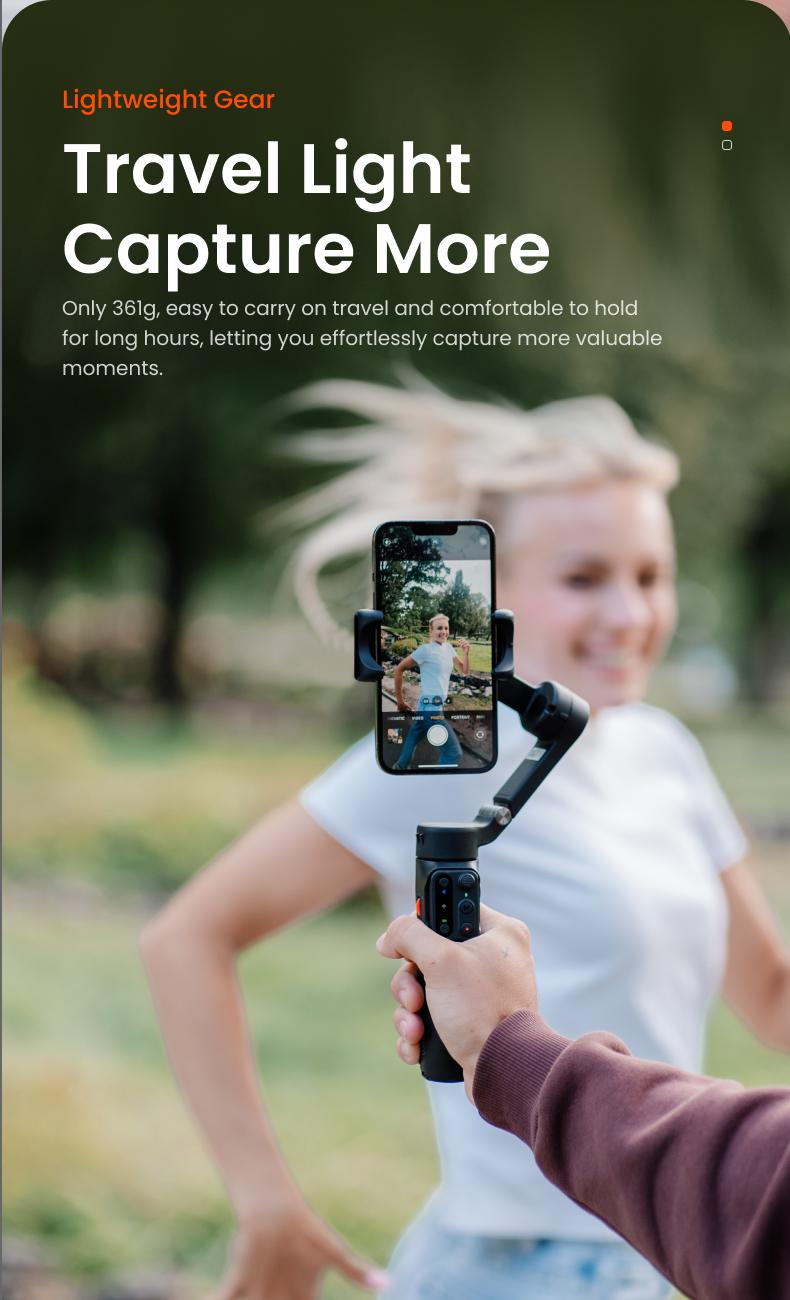 hohem iSteady X3 SE Gimbal Stabilizer for iPhone, Smartphone Foldable Gimbal with Detachable Remote Control, Portable Foldable 3-Axis Phone Gimbal for Android & iPhone17 series, Ideal for Travel Vlogging hohem iSteady X3 SE Gimbal Stabilizer for iPhone, Smartphone Foldable Gimbal with Detachable Remote Control, Portable Foldable 3-Axis Phone Gimbal for Android & iPhone17 series, Ideal for Travel Vlogging