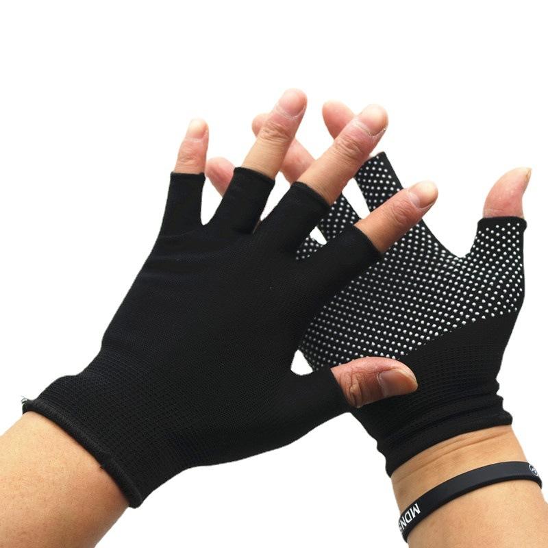 8 Pcs Breathable Half-Finger Fitness Gloves, Anti-Slip Cycling Gloves, Washable Multi-Sport Gloves for Biking, Hiking, Gym, Fitness Accessories