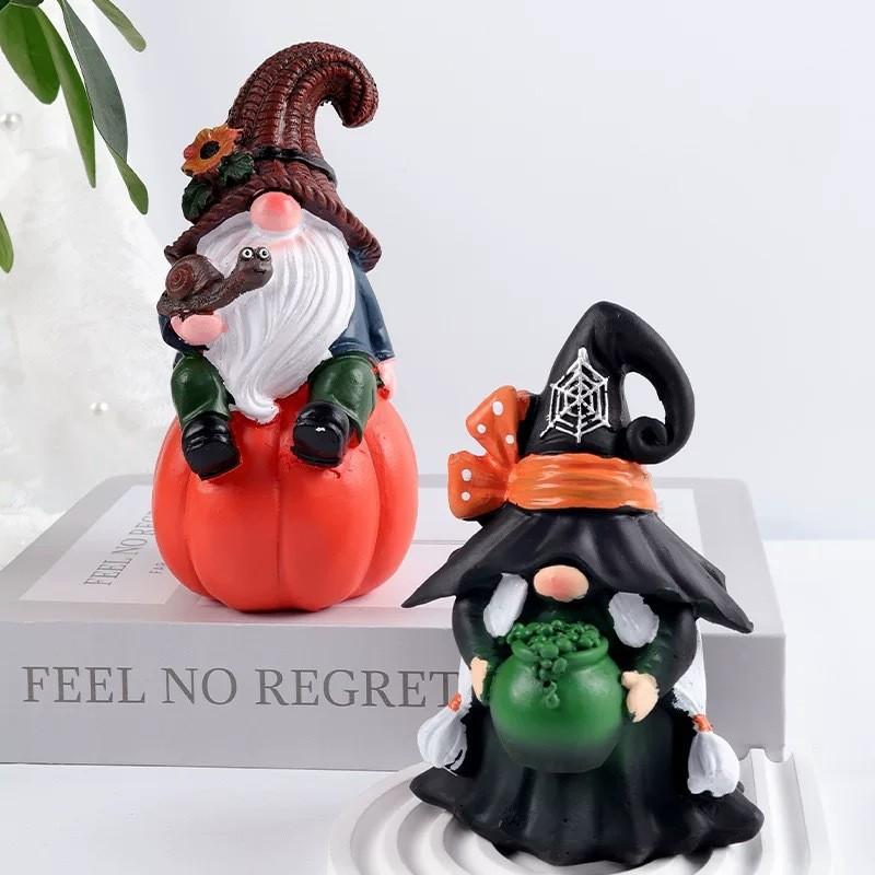Halloween Potion Wizard Festival Decor, New Resin Desktop Ornament, Atmospheric Novelty Decoration, Perfect for Halloween Celebrations