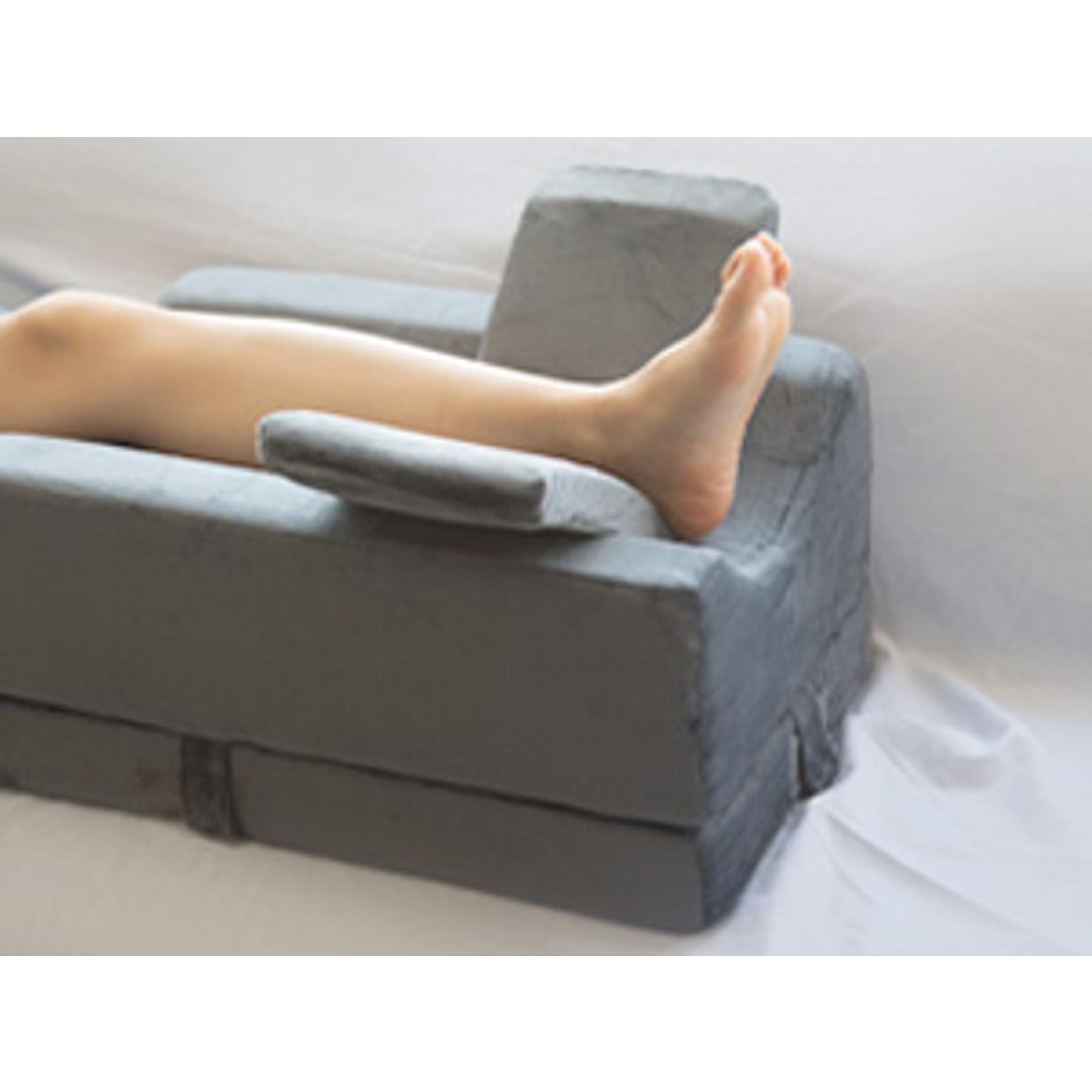 4-Height Adjustable Leg Elevation Pillows for After Surgery, Injuries, or Rest, Memory Foam Leg Pillows for Sleeping with 3 Handles and Insert Pad, Washable Velvet Cover 4-Height Adjustable Leg Elevation Pillows for After Surgery, Injuries, or Rest, Memory Foam Leg Pillows for Sleeping with 3 Handles and Insert Pad, Washable Velvet Cover