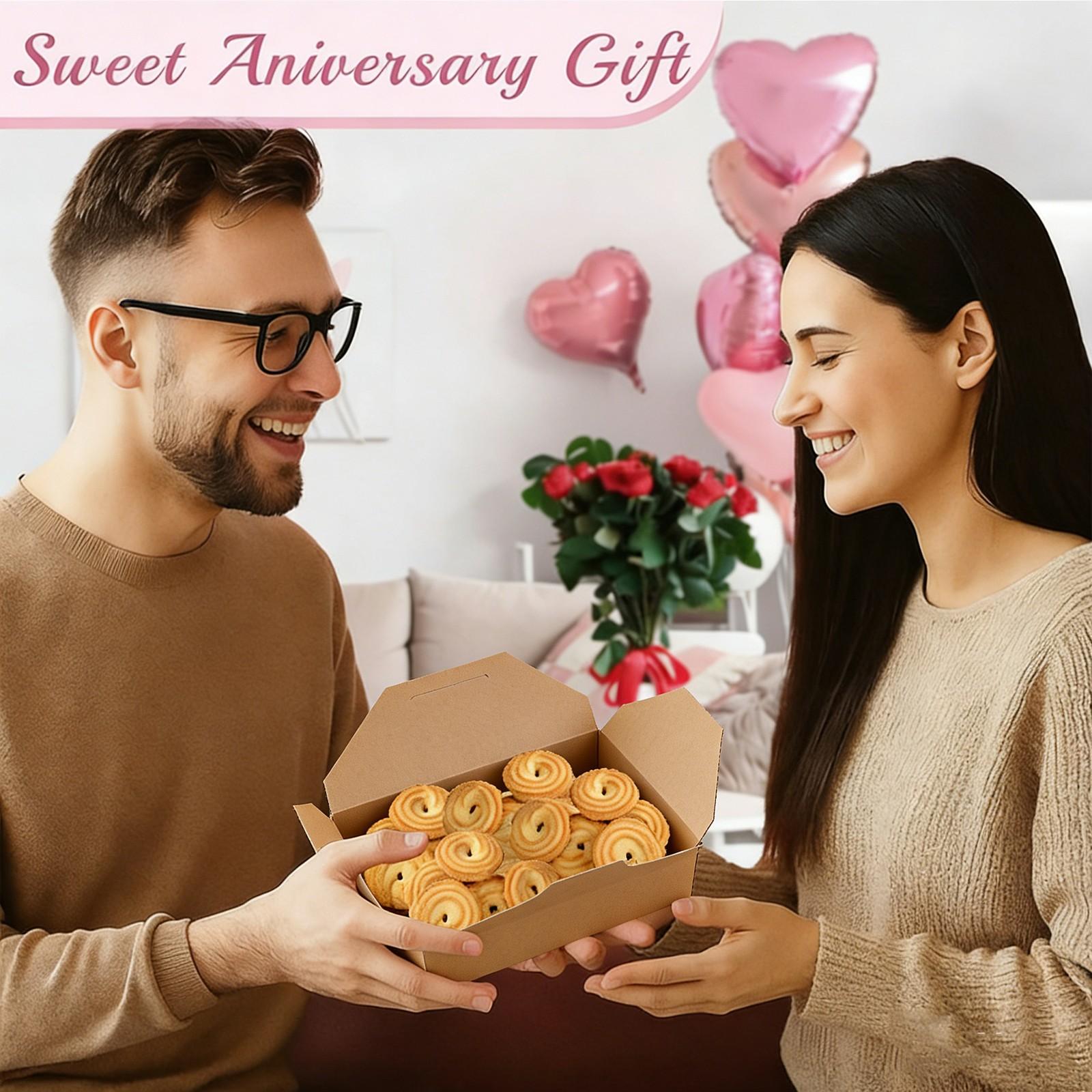 Gift Boxes 7.6'x4.92'x1.6'  Bridesmaid Proposal Box for Wedding, Packaging, Present, Birthday, Cupcake