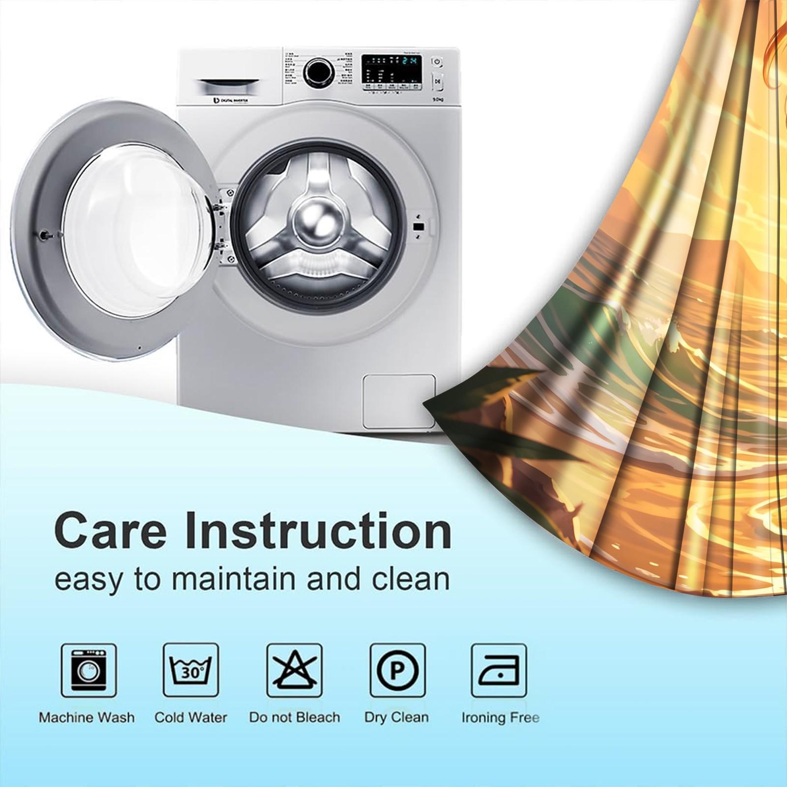 2Pcs Dreamy Ocean Style Blackout Curtains, Sun Protection, Sound Insulation And Easy Care. Ideal for Kids' Rooms And Princess Rooms. Safe, Stylish, And Enhances Artistic And Fairytale Ambiance.